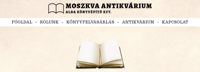 moskva antikvárium borító