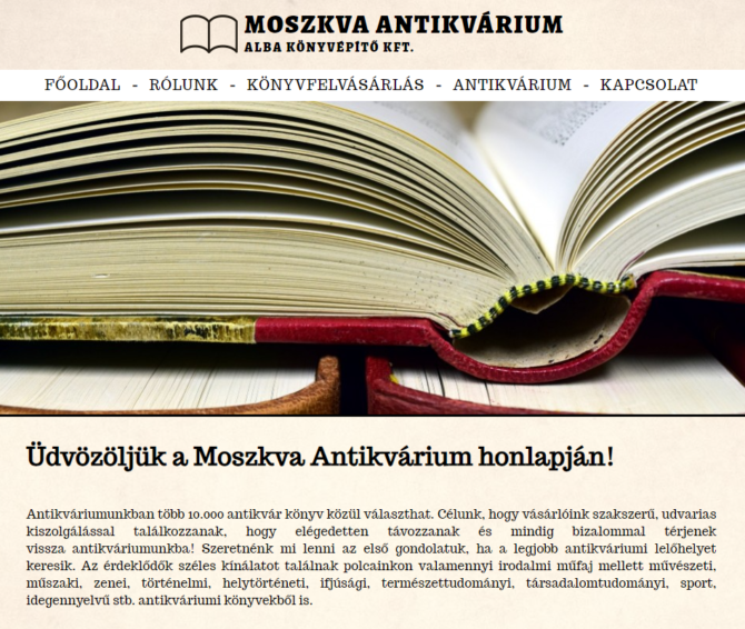 moskva antikvárium kép